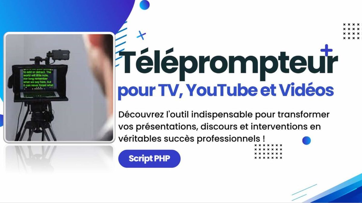 Téléprompteur pour TV, YouTube et Vidéos - Simplifiez vos Présentations Professionnelles !